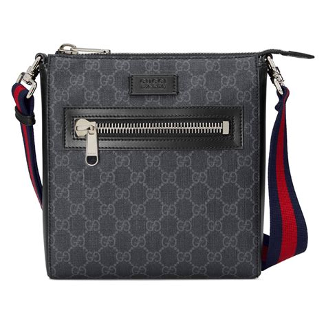 mens cross body bags gucci|gucci shoulder bag men's black.